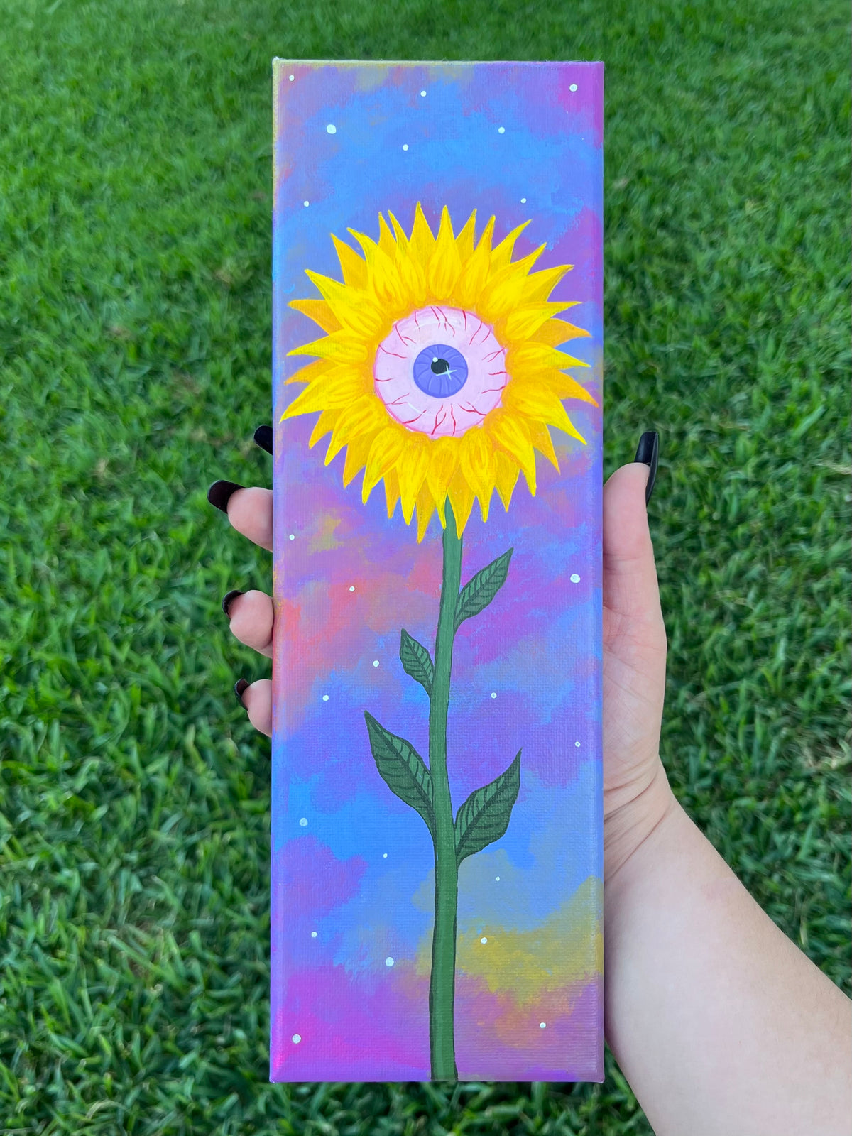 “Sunflower” original acrylic painting